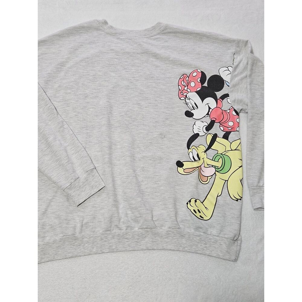 Official Disney Mickey Minnie Donald And Goofy Long Sleeve Sweater Juniors XL - Picture 8 of 9